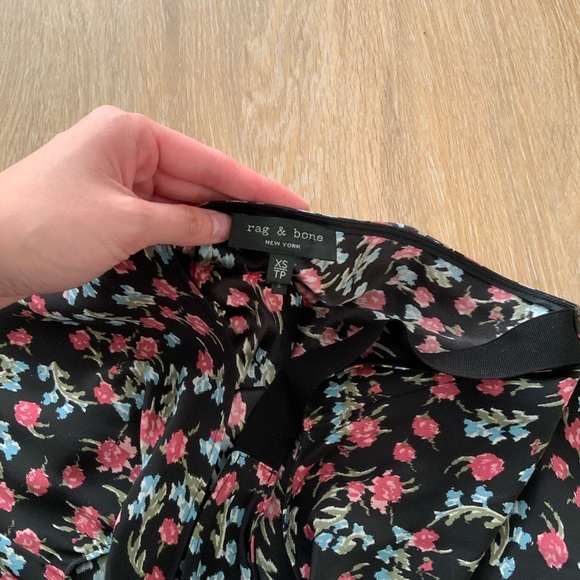 Rag and Bone Floral Silk Dress - Picture 4 of 5